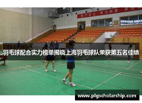 羽毛球配合实力榜单揭晓上海羽毛球队荣获第五名佳绩